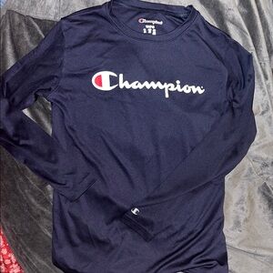 Champion Dark Blue Long Sleeve Tee